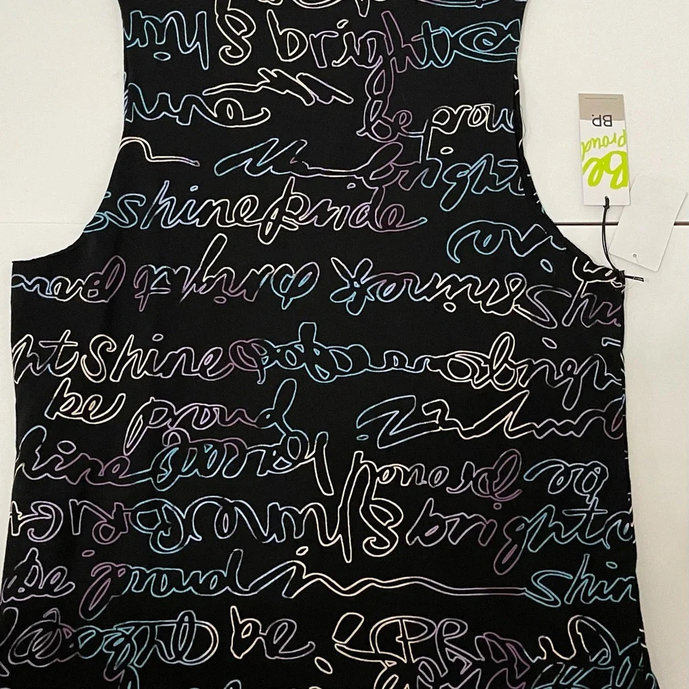 NWT BP Mens Tank Top “shine bright be proud “ sz M - Picture 2 of 6